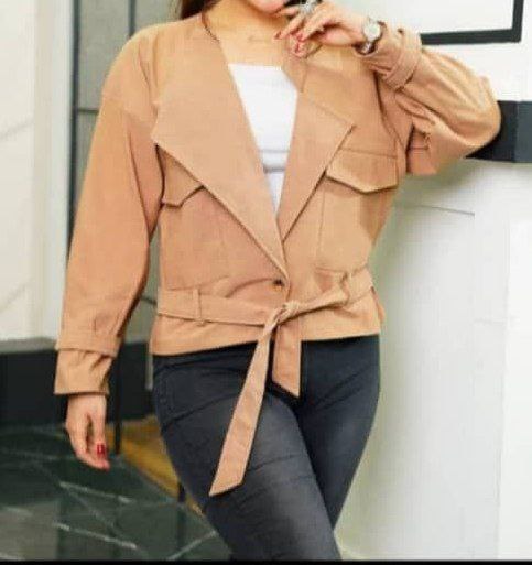 مانتو جکت کمر دار 