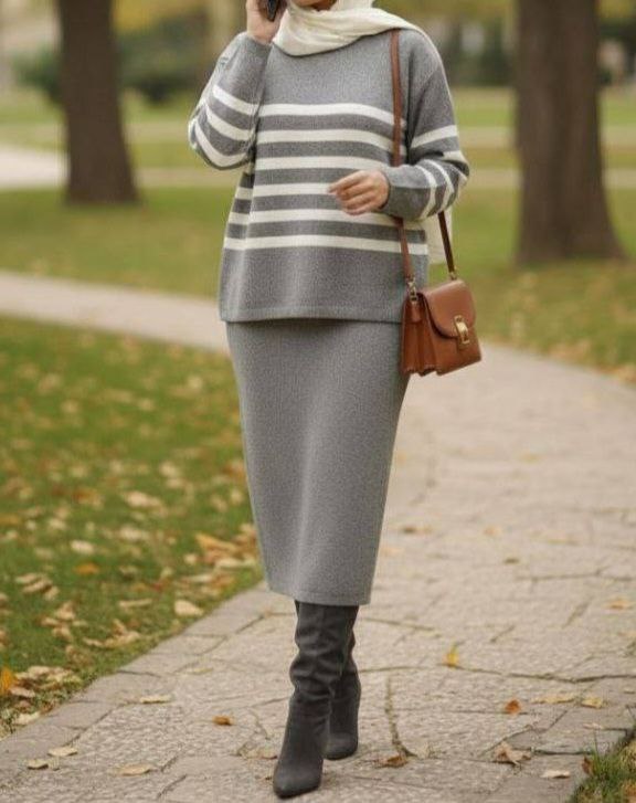 بافت بلوز دامن  