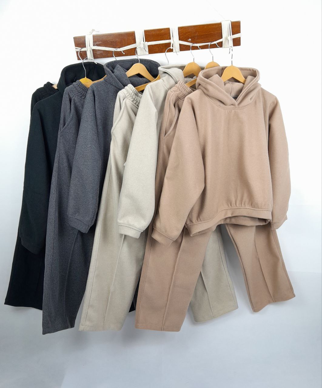  ست هودی شلوار فوتر    